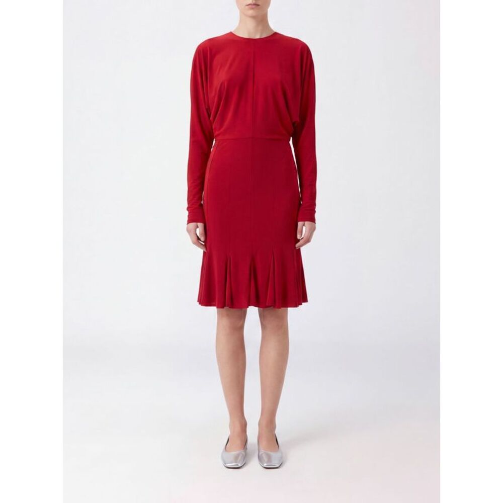 Jacquemus Women La Robe Losange Long-Sleeved Mini Dress Jacquemus In Jersey